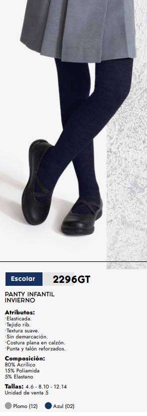 Panty Colegial Invierno 2296
