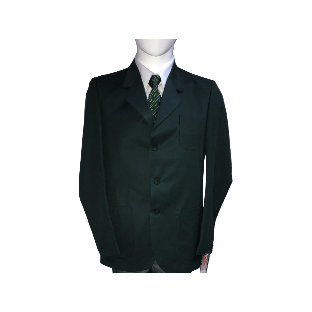 Veston Verde Unisex Instituto Obispo Silva Lezaeta
