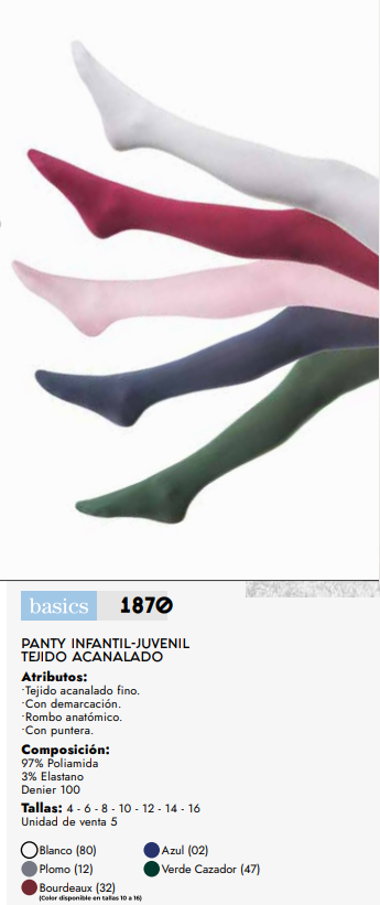 Panty Acanalado 1870