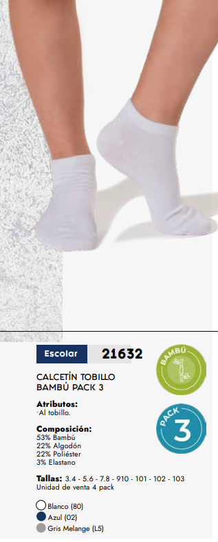 Calcetín Tobillo 21632