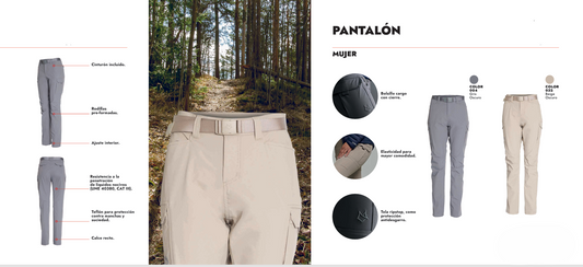 pantalon mujer outdoor