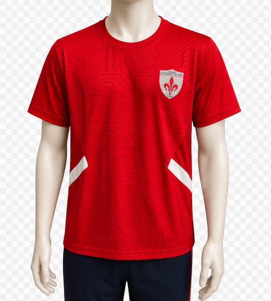 Polera Deportiva M/C Roja L da Vinci
