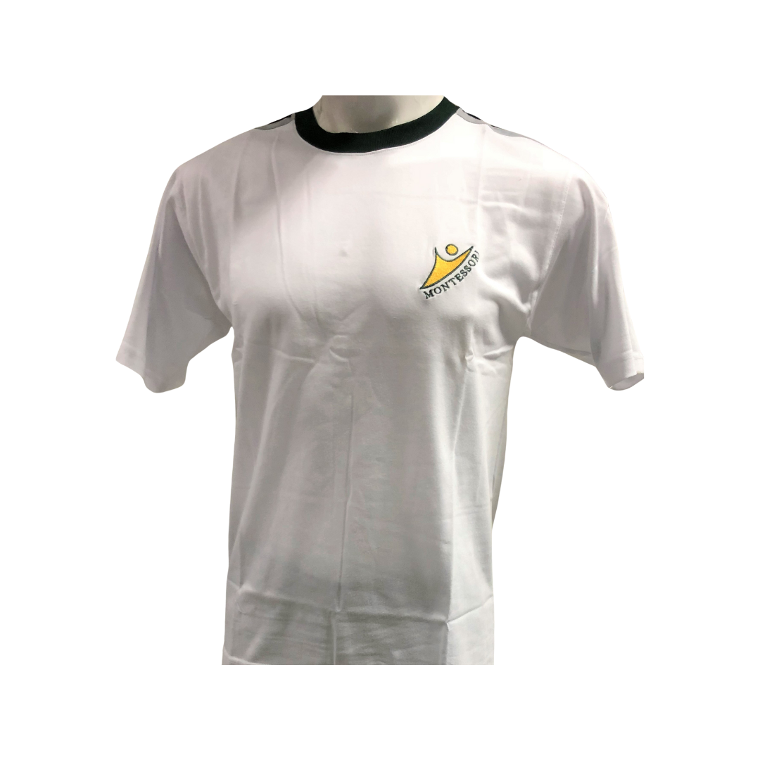 Polera Deportiva Manga Corta Unisex Colegio Montessori