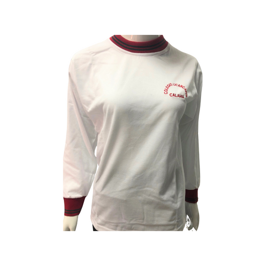 Polera Deportiva Manga Larga Unisex Colegio Licancabur