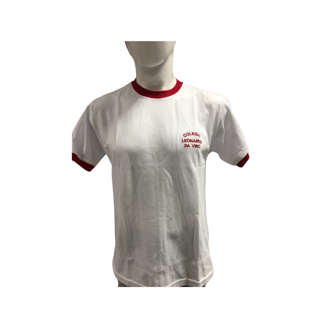 Polera Deportiva Manga Corta Varón Colegio Leonardo Da Vinci